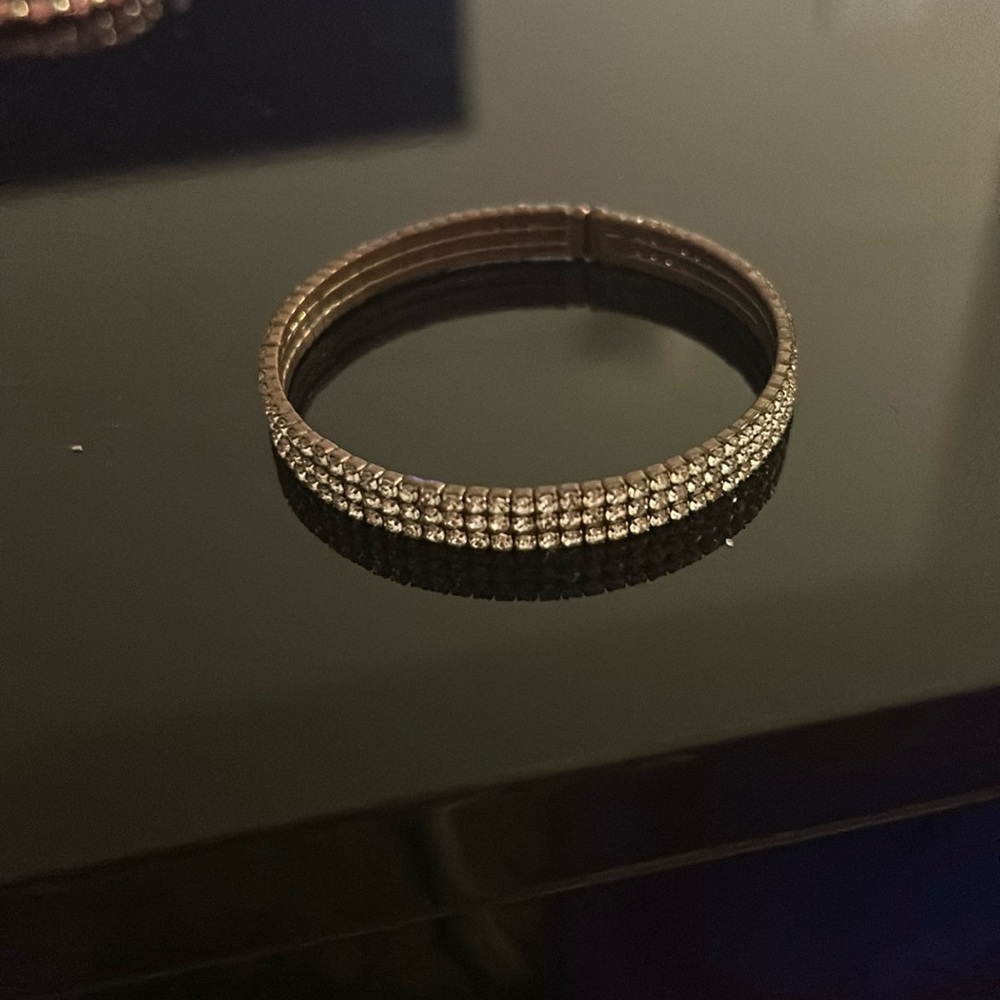 rhinestone cuff bracelet